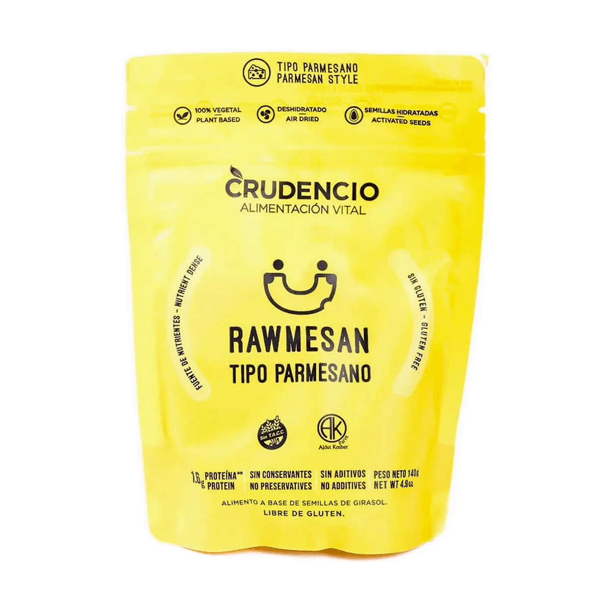 Crudencio - Rawmesan tipo parmesano x 140 gr