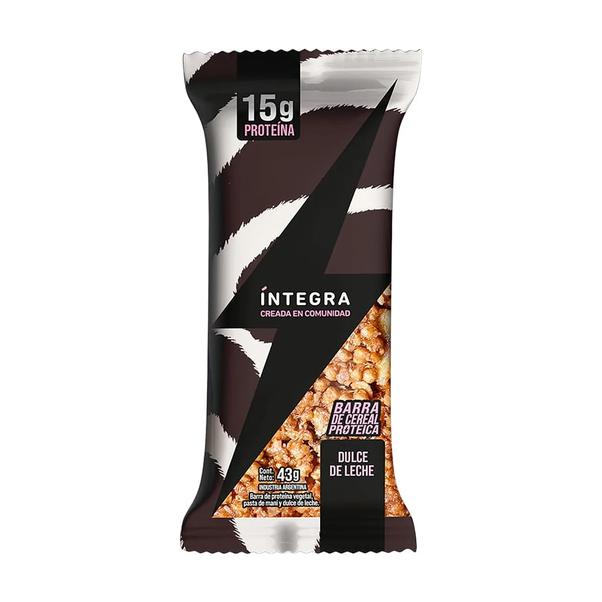Integra - Barra proteica de dulce de leche x 43 gr