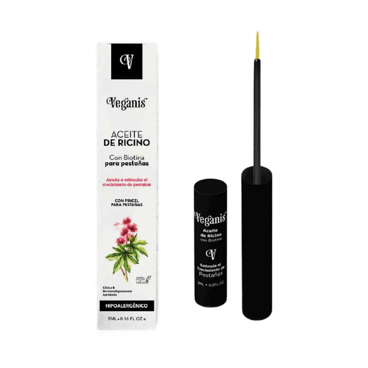 Veganis - Aceite de ricino x 5 gr