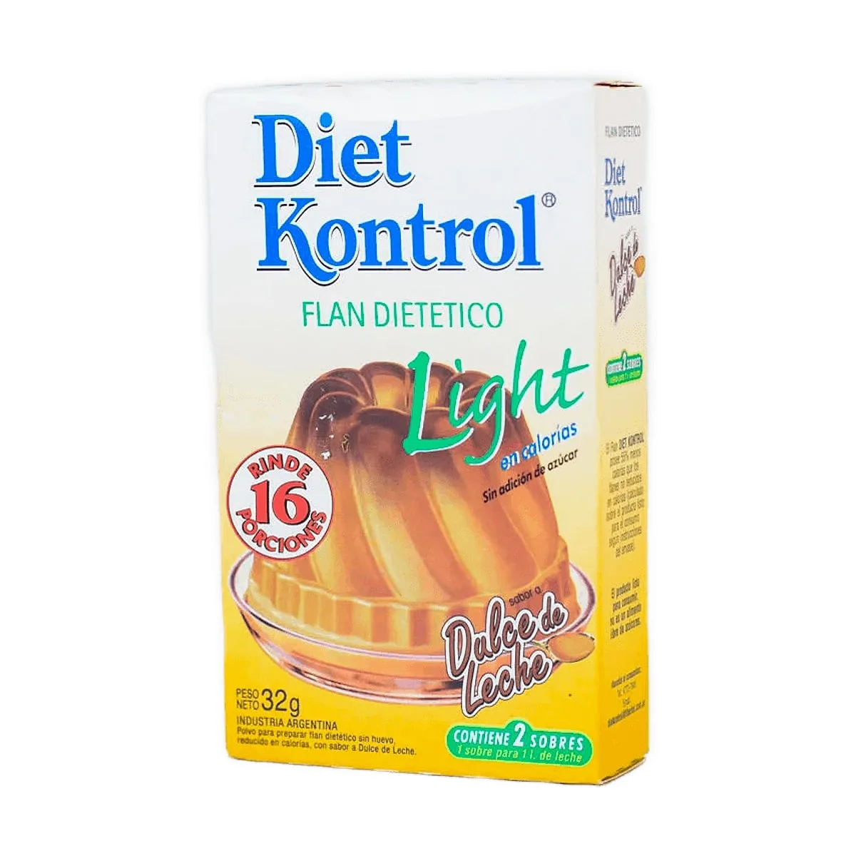 Diet Kontrol - Flan diet de dulce de leche x 40 gr
