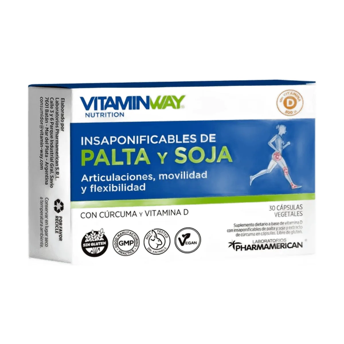 Vitamin Way - Insaponificables de palta y soja x 30 comp