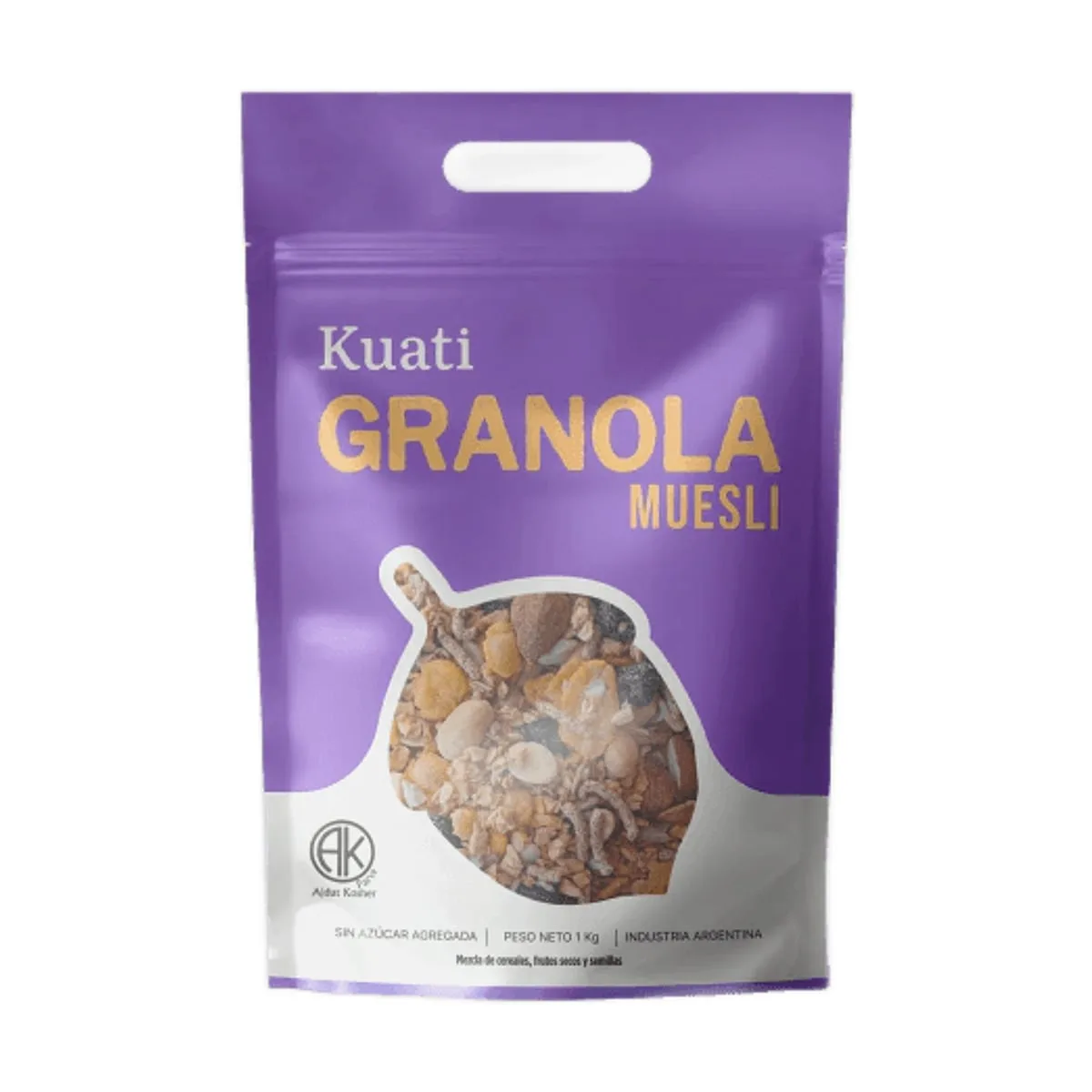 Kuati - Granola muesli s/azúcar y s/miel x 1 kg