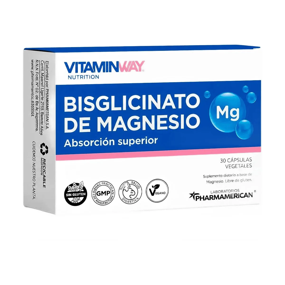 Vitamin Way - Bisglicinato de magnesio x 30 cap