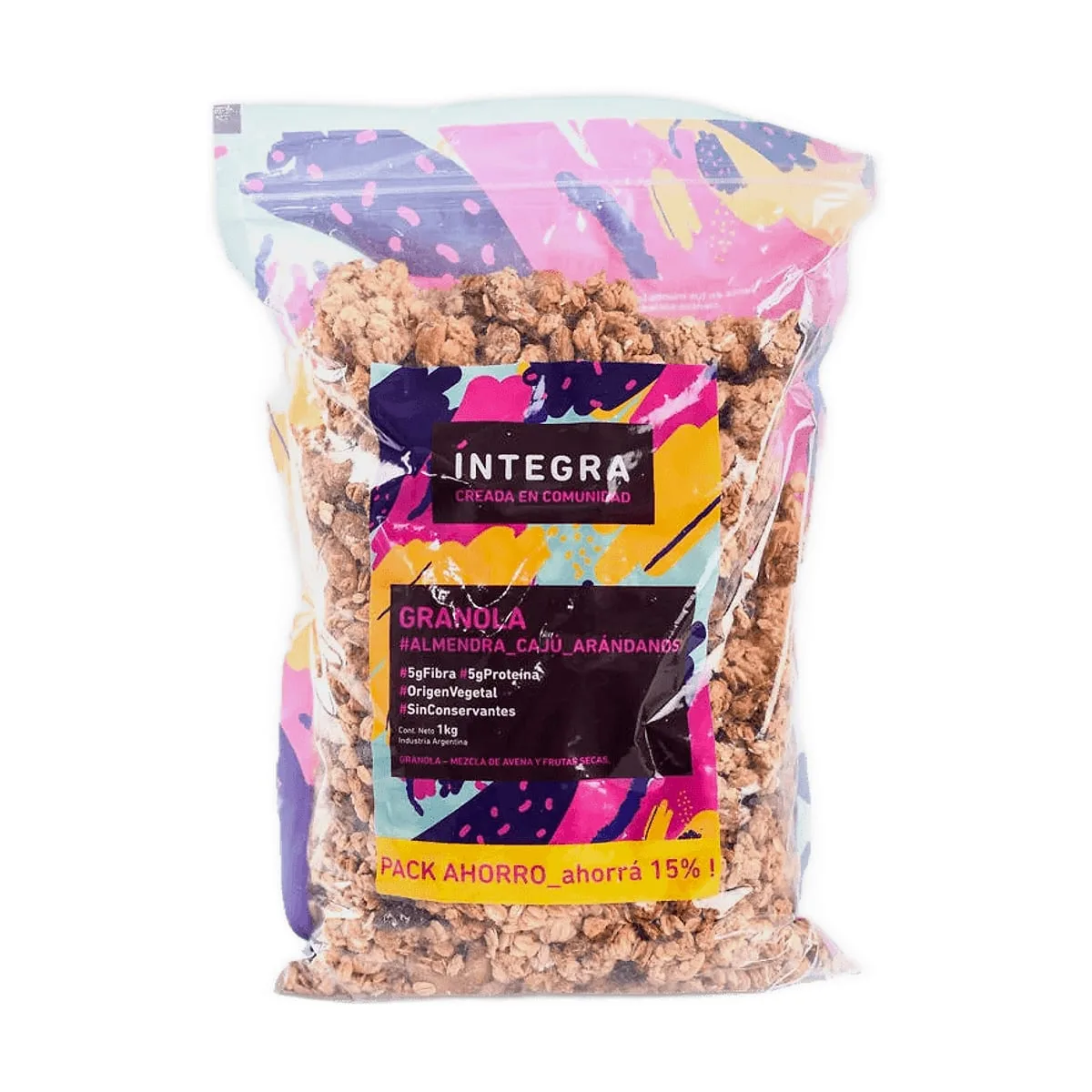 Integra - Granola con almendra, caju y arandanos x 1 kg