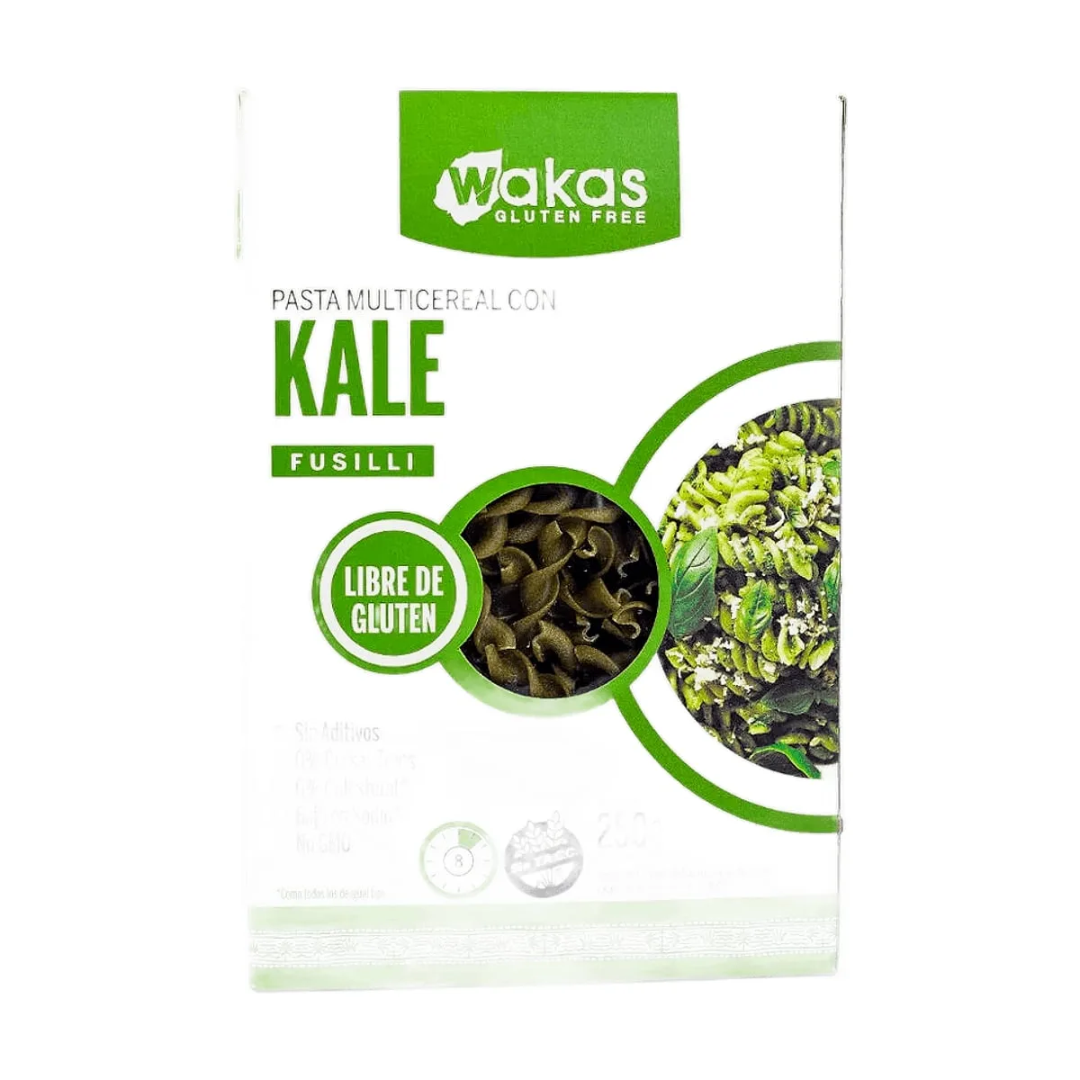 Wakas - Pasta multicereal de kale x 300 gr
