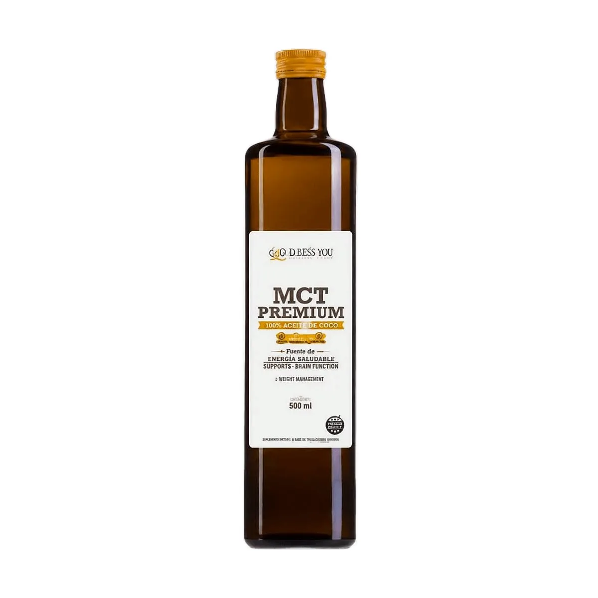 God Bless You - Aceite de coco Mct x 500 ml