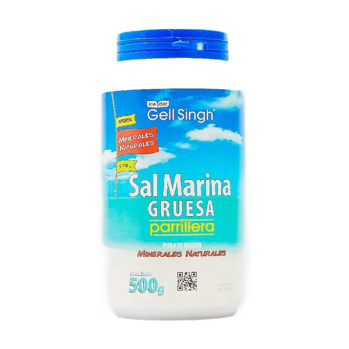 Gell Singh - Sal marina gruesa parrillera en pote x 500 gr