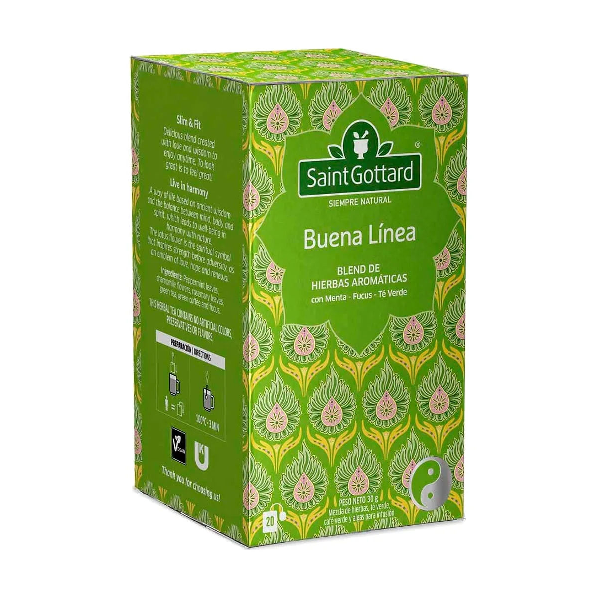 Saint Gottard - Té buena línea sabor frutos del bosque x 20 saq