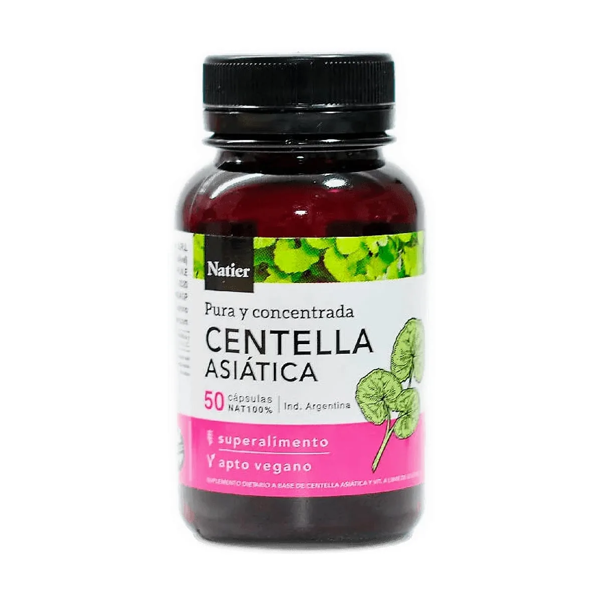 Natier - Centella asiática y jengibre bebible x 500 cc