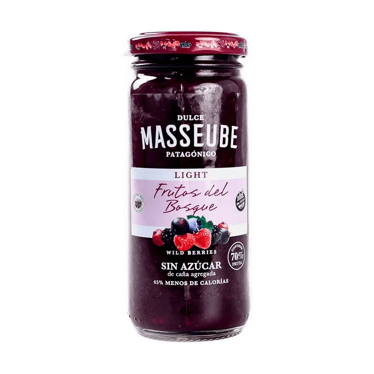 Masseube - Mermelada frutos del bosque light x 260 gr