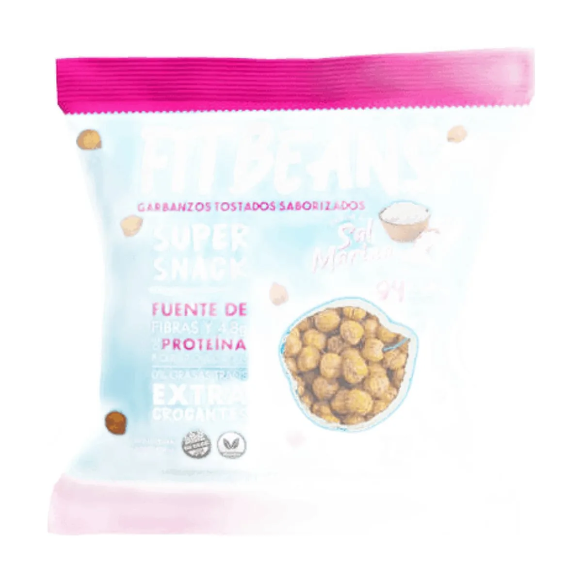 Fit Beans - Garbanzos tostados sal marina x 75 gr