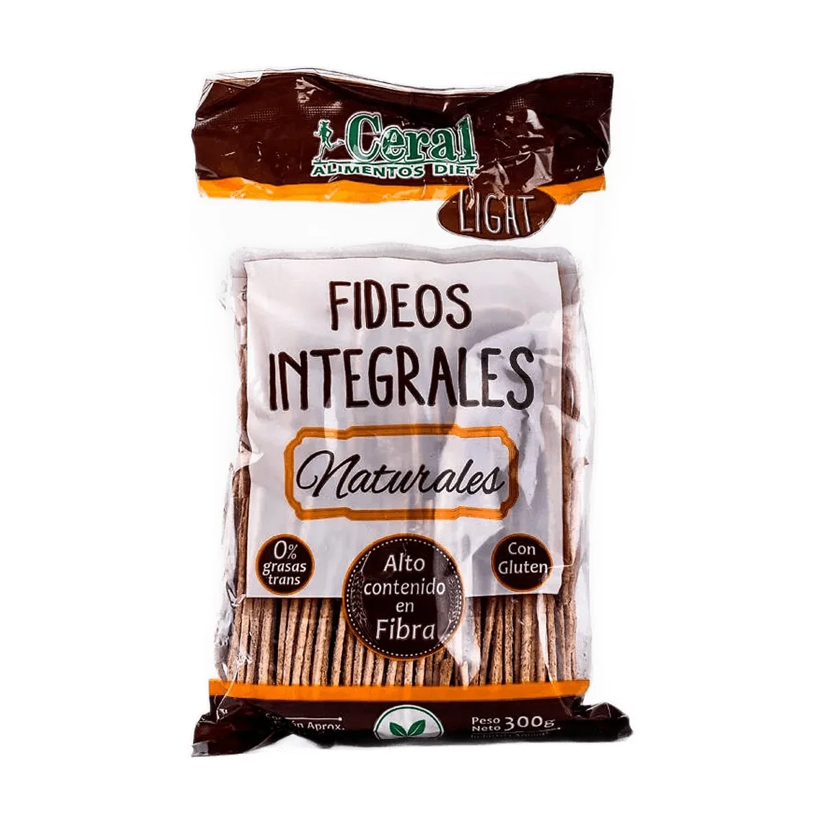 Ceral - Fideos integrales naturales x 300 gr