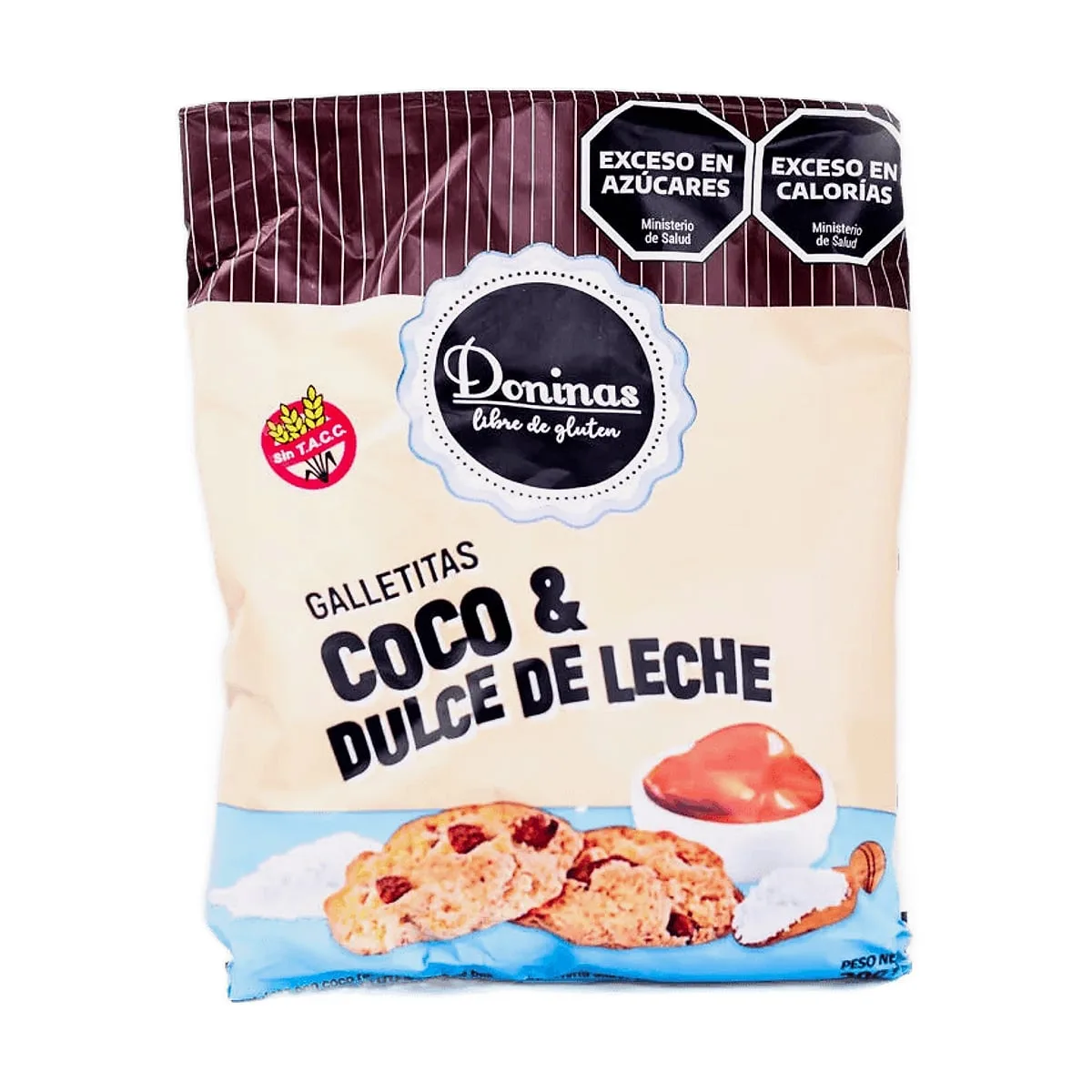 Doninas - Galletitas de coco y dulce de leche x 200 gr