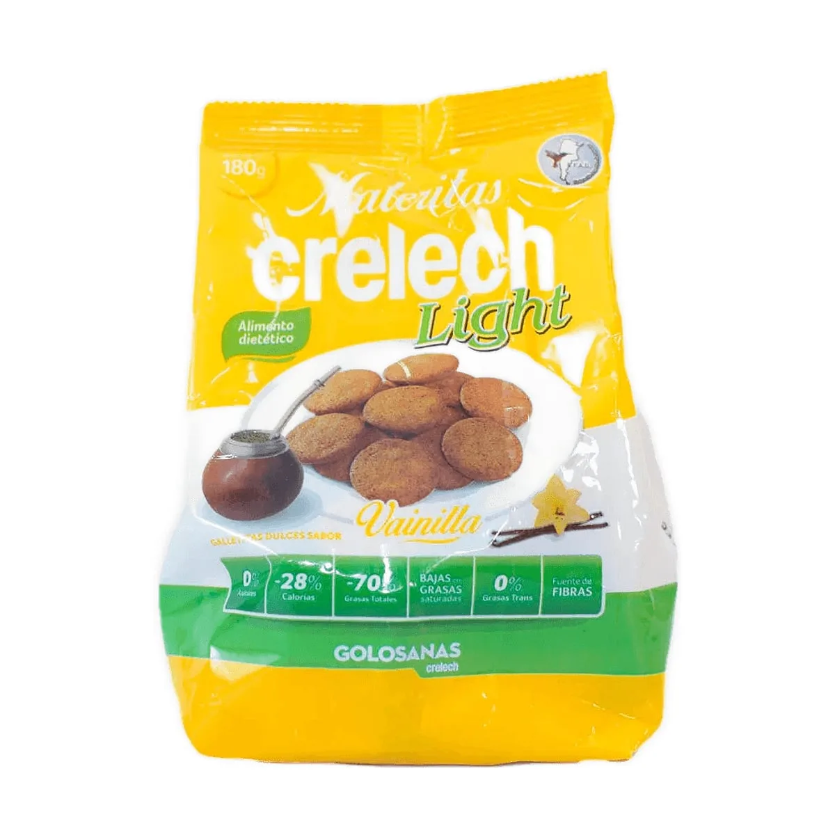 Crelech - Galletitas dulces sabor vainilla x 180 gr