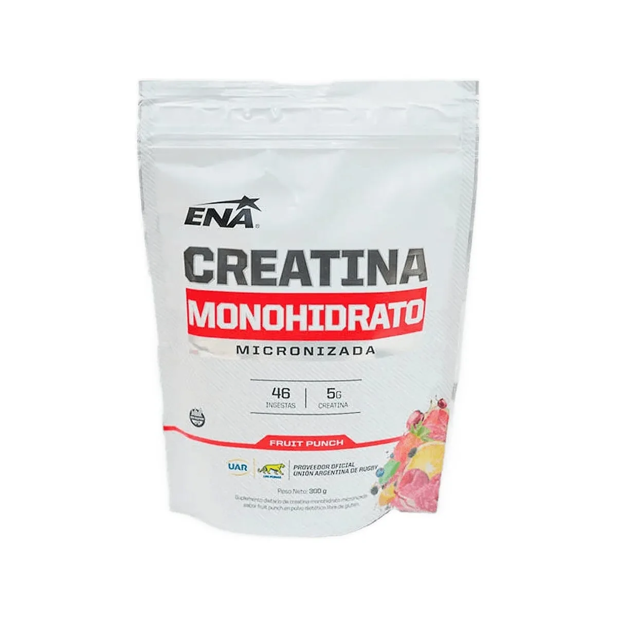 Ena - Creatina micronizada sabor fruit punch x 300 gr