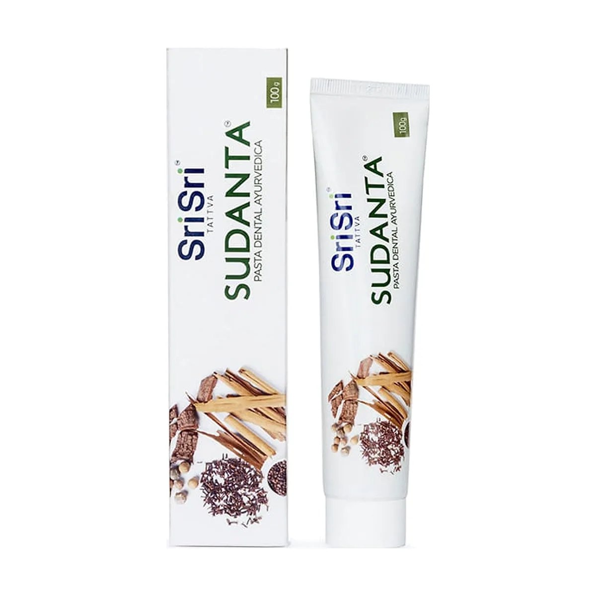 Sri Sri - Pasta dental libre de fluor extra fresh x 200 gr
