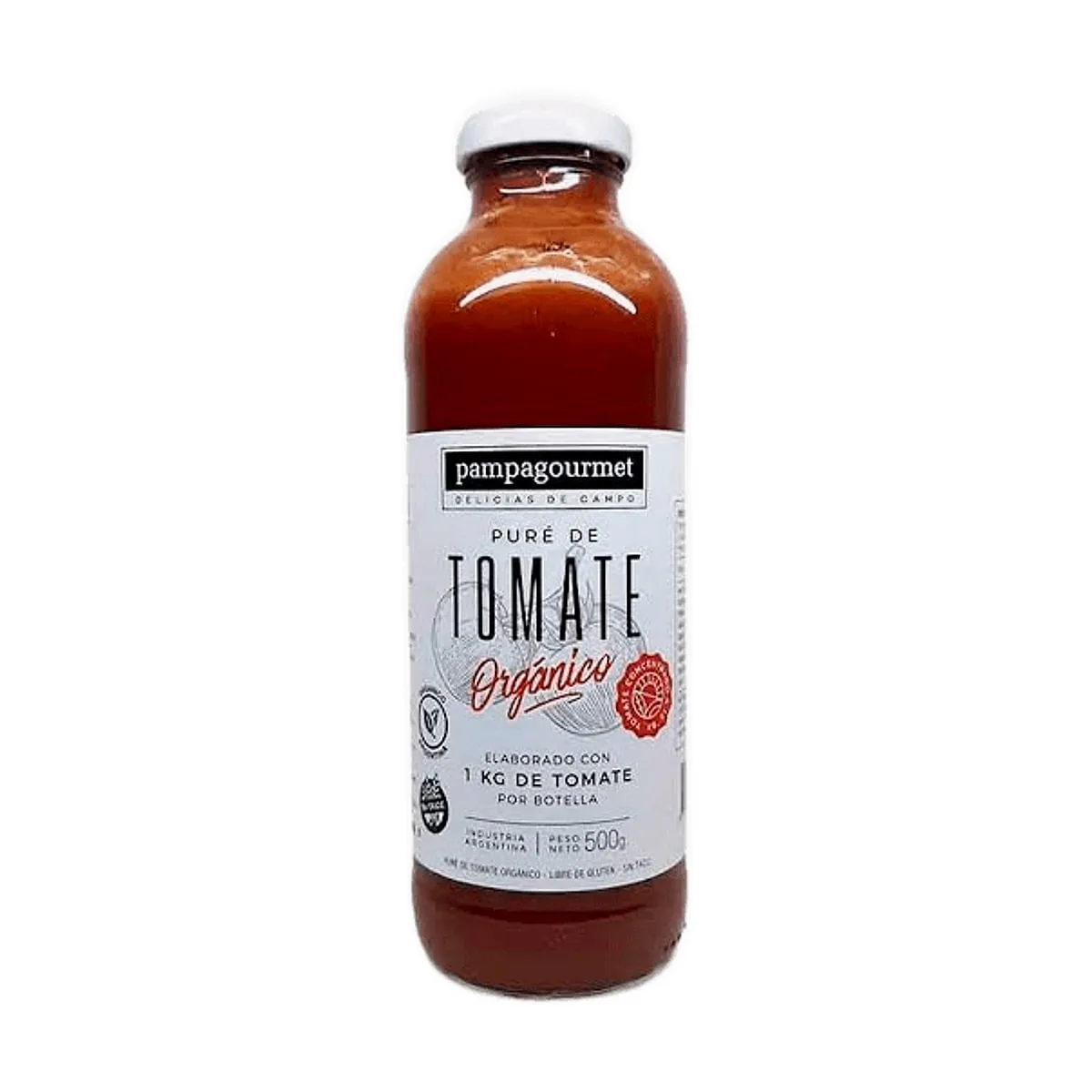 Pampa Gourmet - Pure de tomate organico x 500 gr