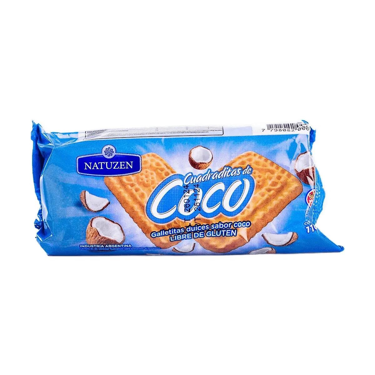 Natuzen - Cuadraditas de coco x 100 gr