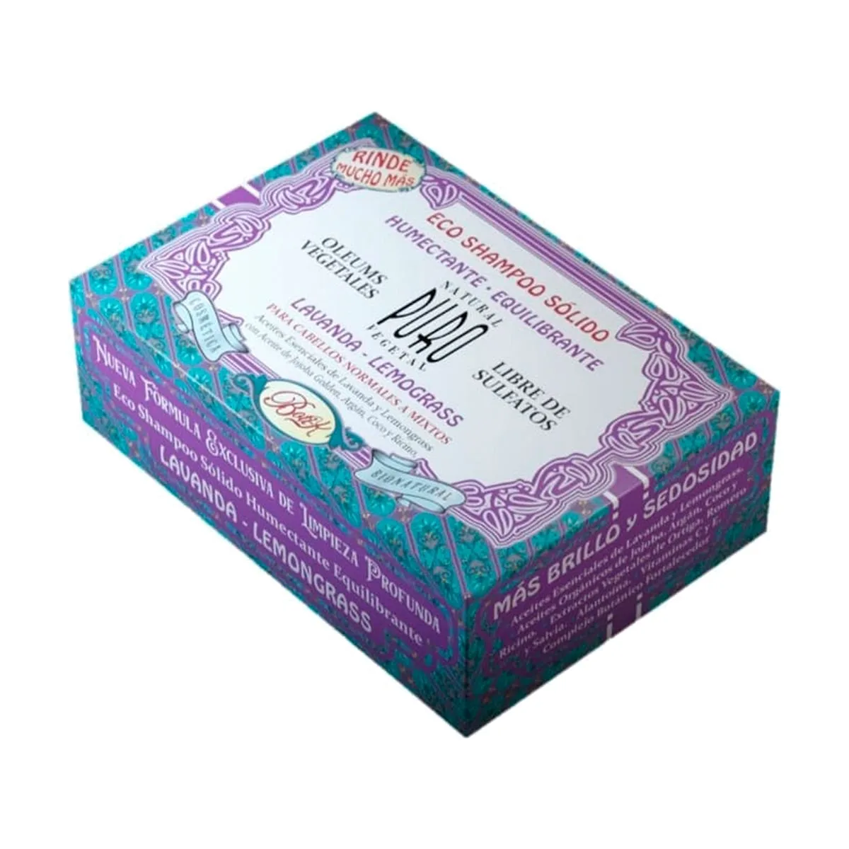 Eco Natural - Eco shampoo solido lavanda lemongrass x 85 gr