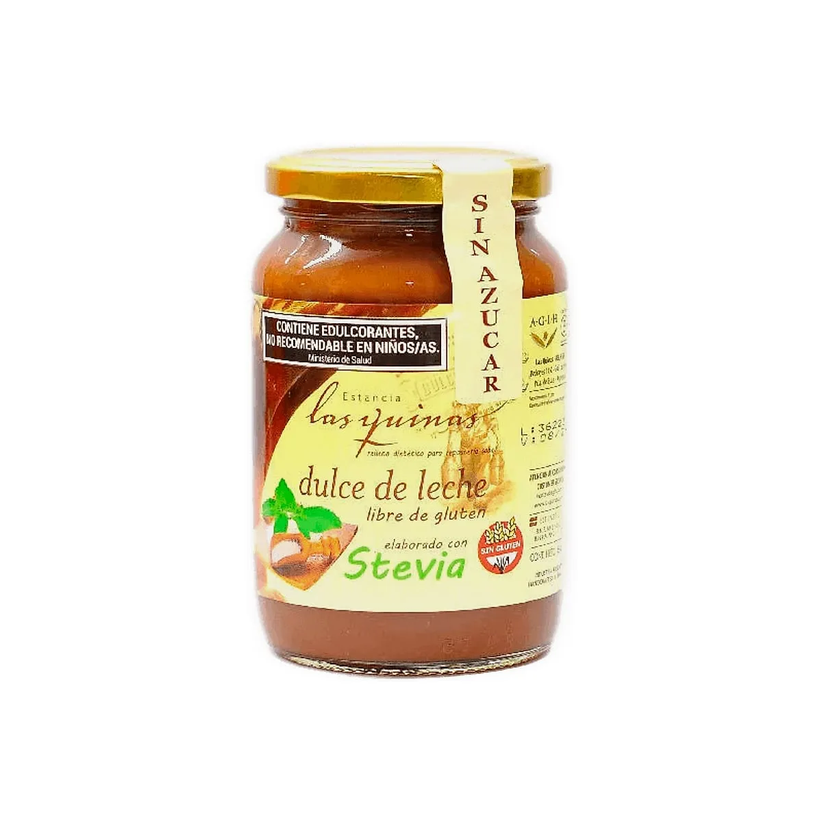 Las Quinas - Dulce de leche s/azucar con stevia x 450 gr