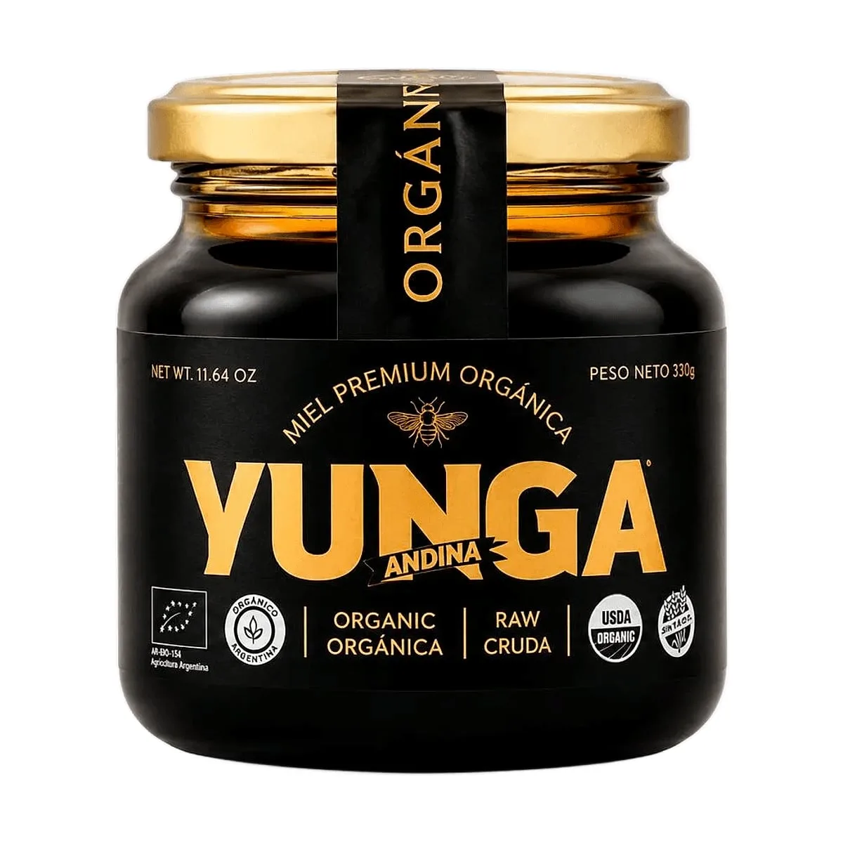 Yunga Andina - Miel organica premium x 330 gr