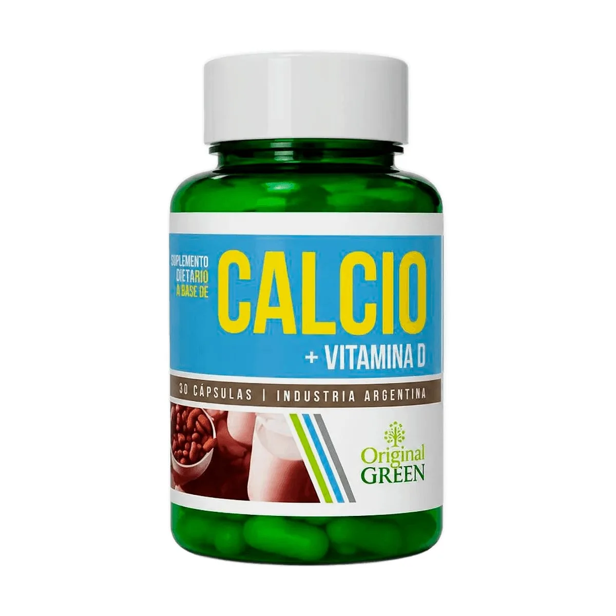 Original Green - Calcio + Vitamina D x 60 cap