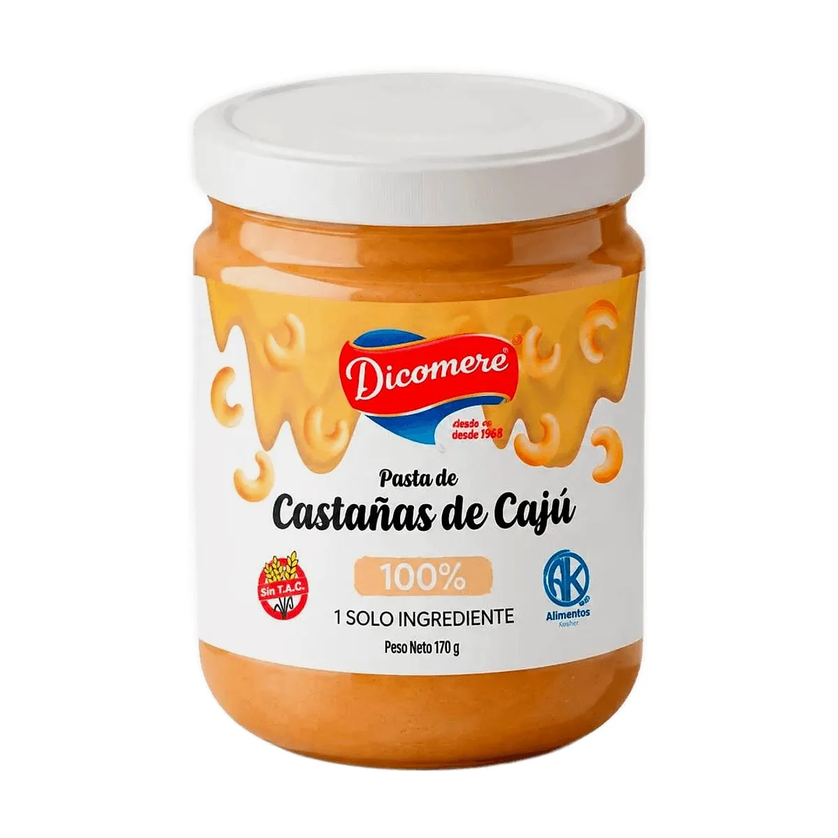 Dicomere - Pasta de castañas de caju x 170 gr