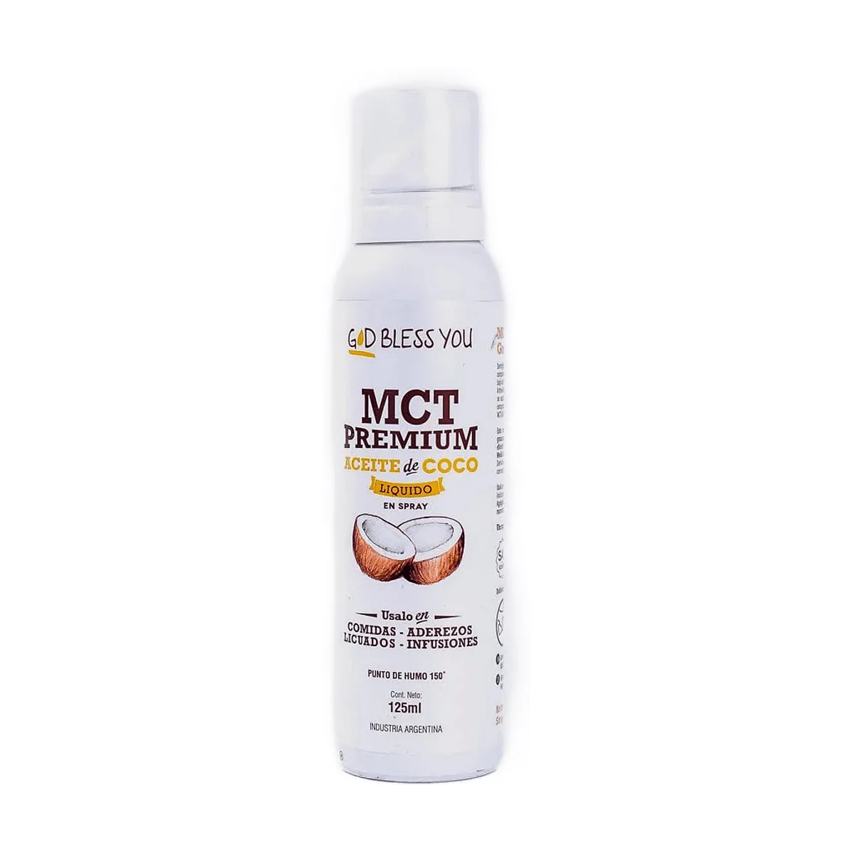 God Bless You - Aceite de coco en spray x 125 ml
