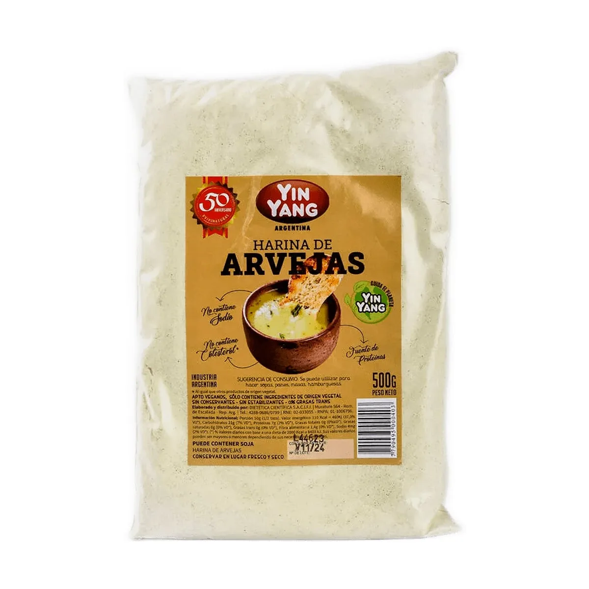 Yin Yang - Harina de arvejas x 500 gr
