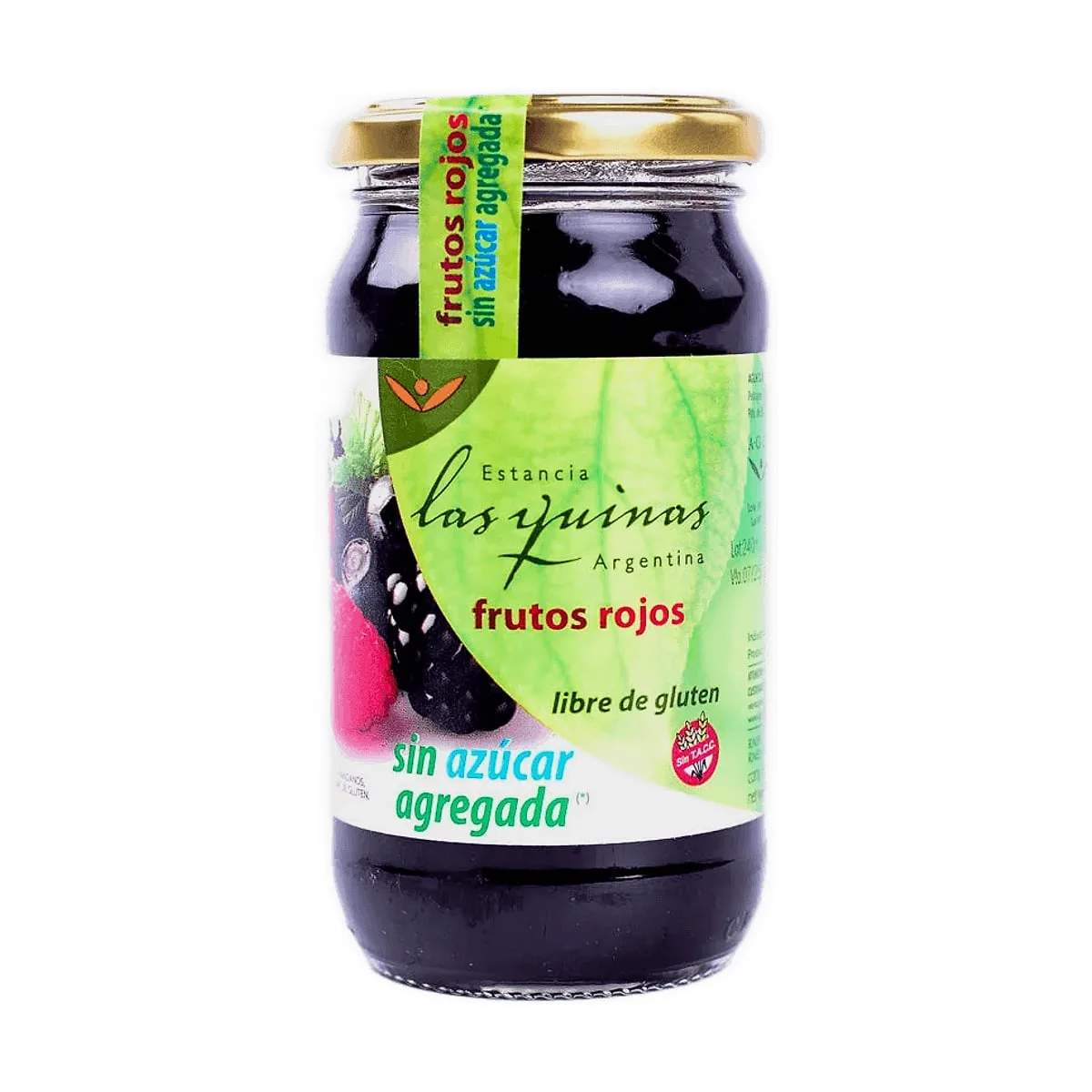 Las Quinas - Mermelada frutos rojos s/azucar x 420 gr