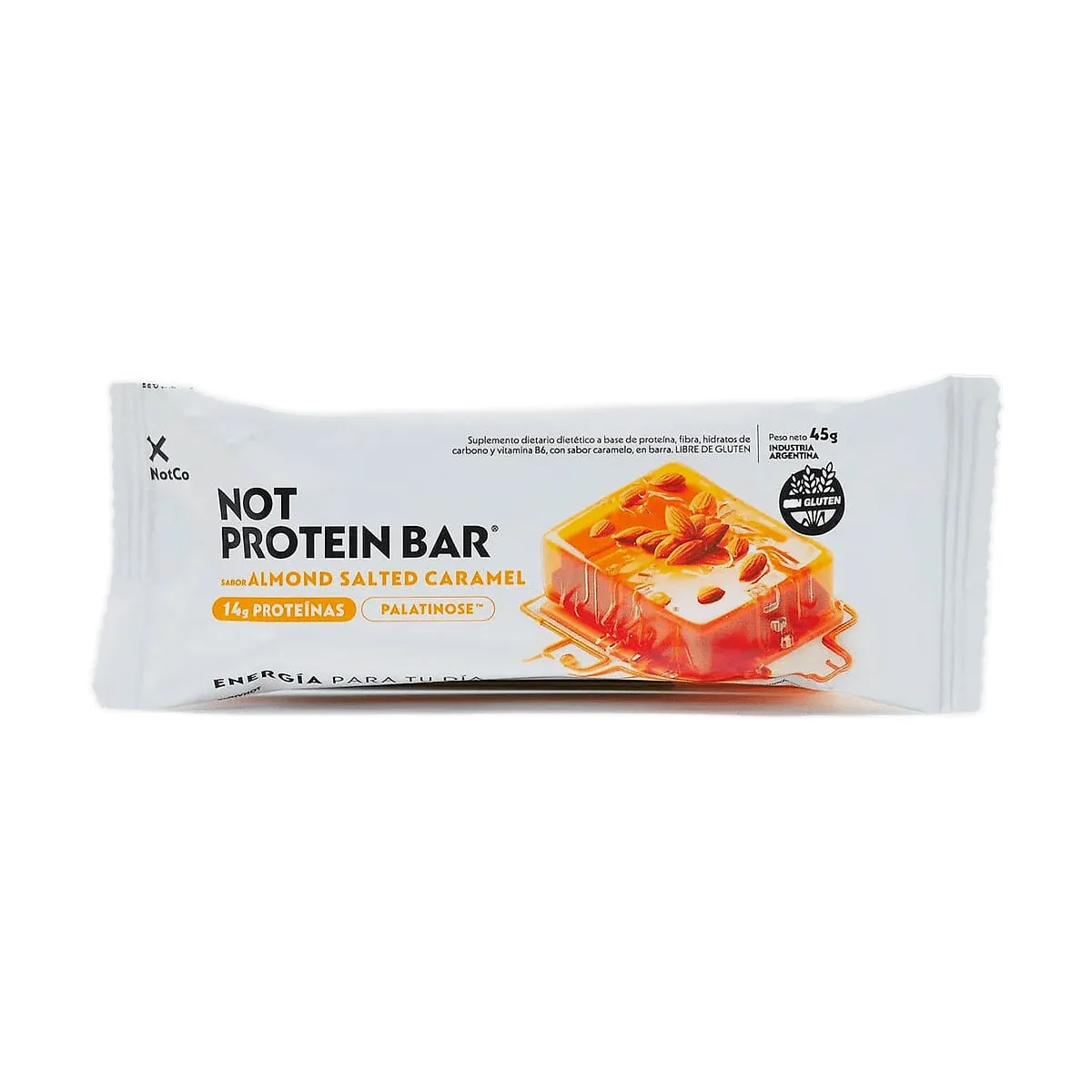 Not co - Not protein bar sabor almond salted caramel x 45 gr