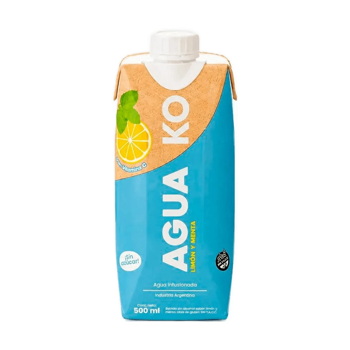 Agua Ko - Agua de limon y menta x 500 ml