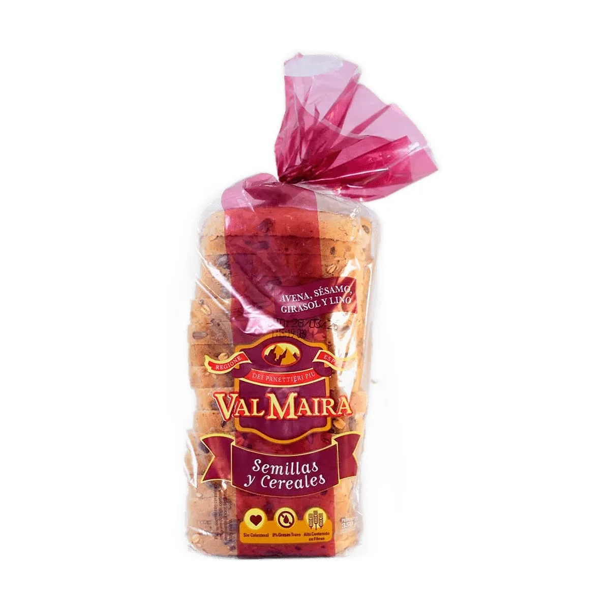 Valmaira - Pan semillas y cereales x 350 gr