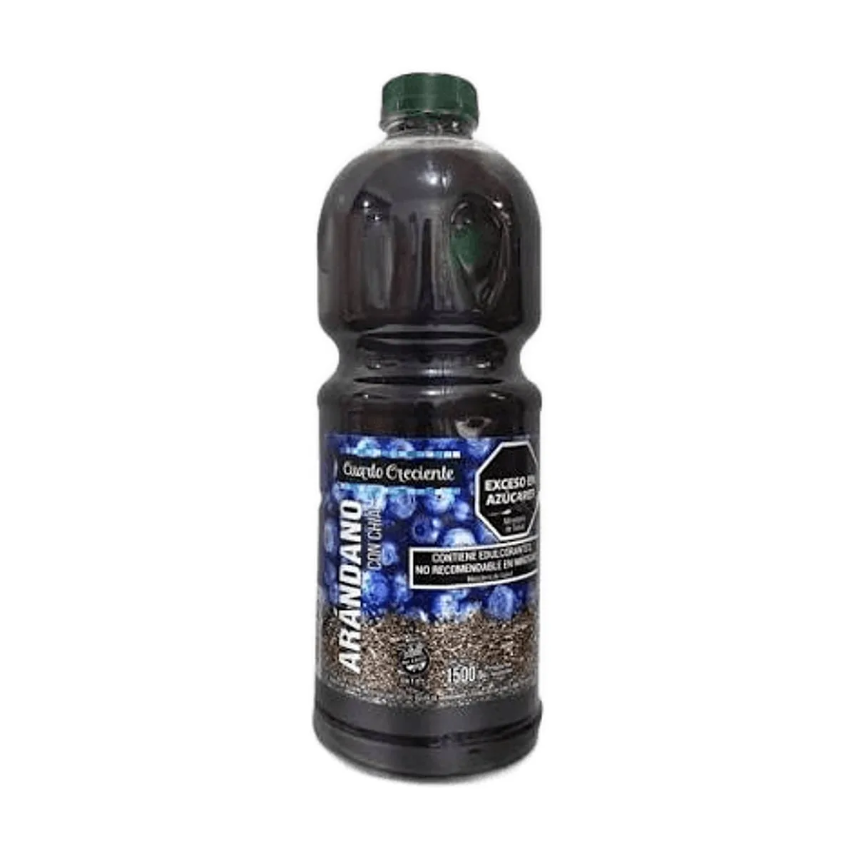 Cuarto Creciente - Jugo de arandanos y chia con stevia x 1,5 lt