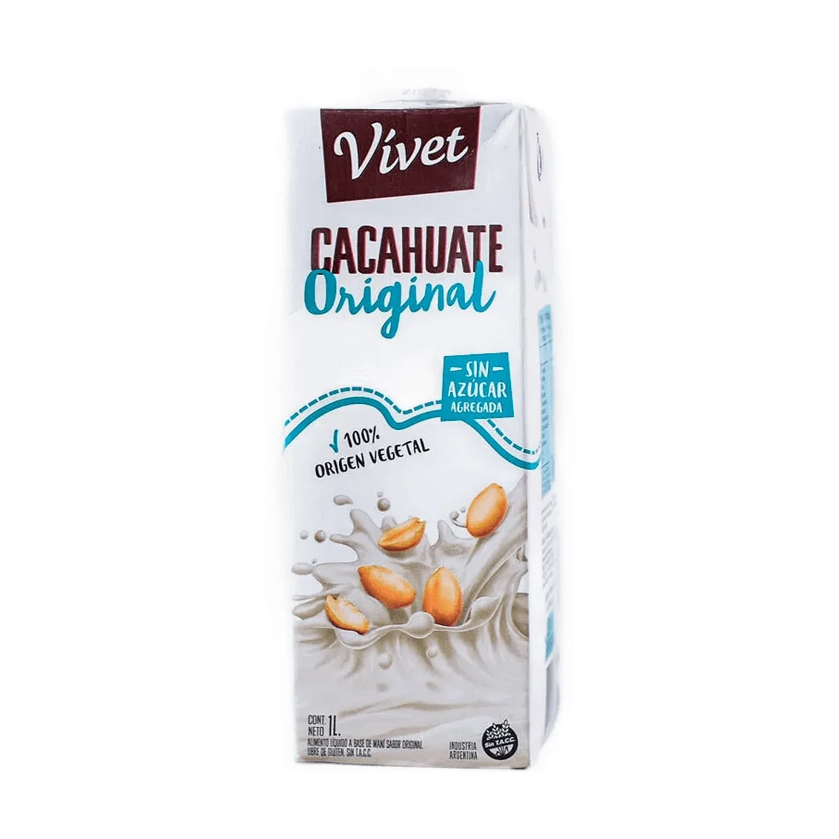 Vivet - Leche de cacahuate original x 1 lt