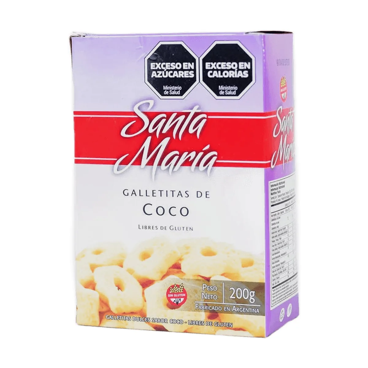 Santa Maria - Galletitas de coco x 200 gr