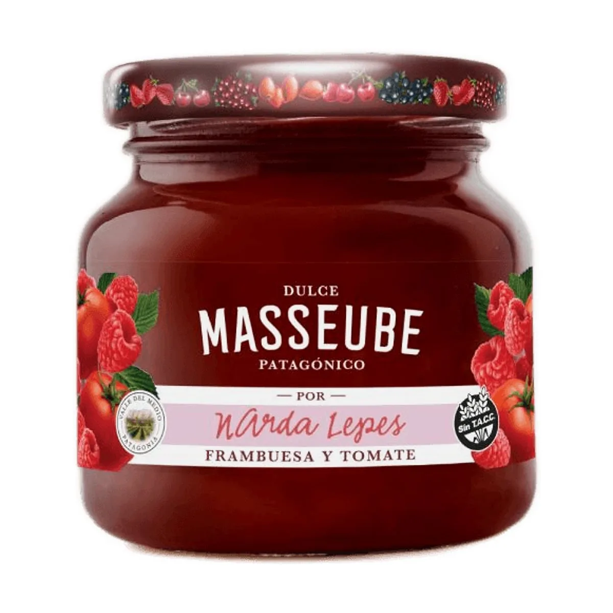 Masseube - Mermelada de frambuesa y tomate x 280 gr
