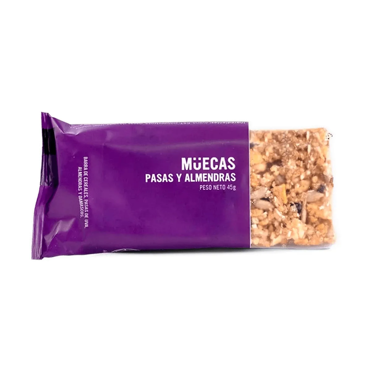 Muecas - Barrita de pasas y almendras x 45 gr