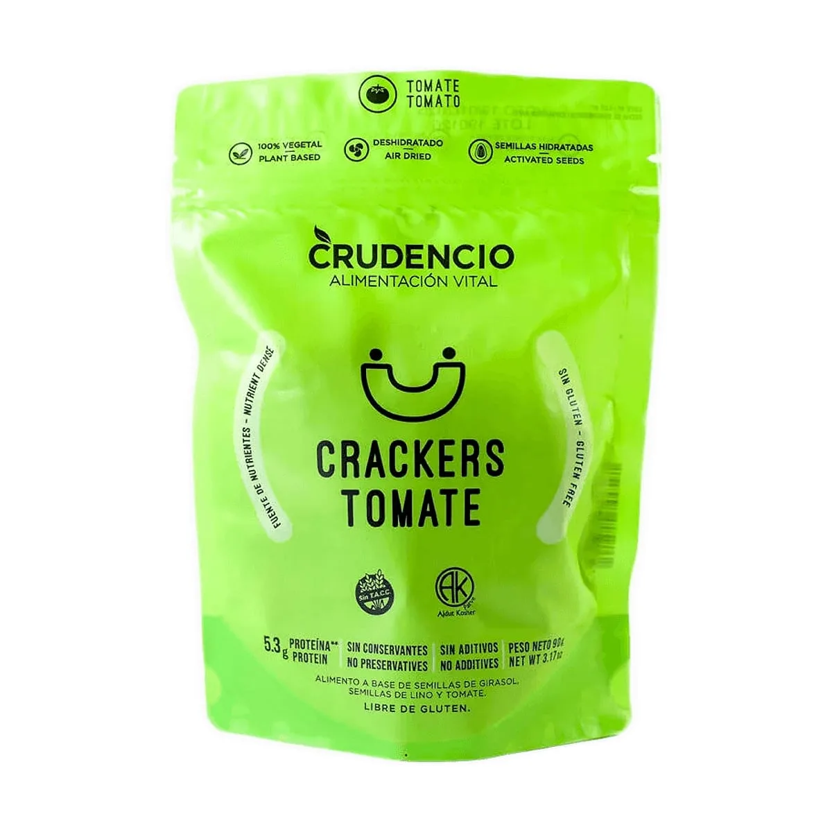 Crudencio - Crackers de tomate x 80 gr