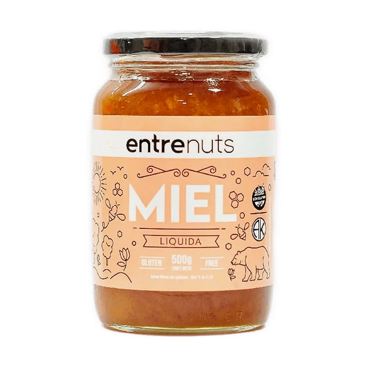 Entrenuts - Miel liquida x 500 gr
