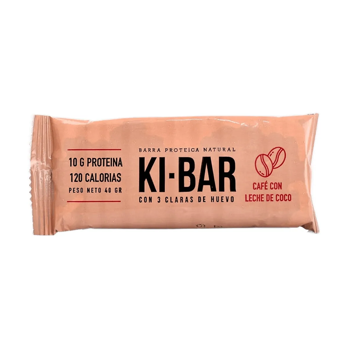 Ki Bar - Barrita sabor café c/dulce de leche de coco x 40 gr