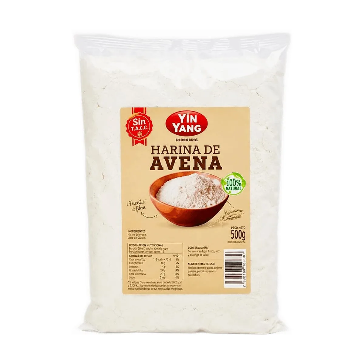 Yin Yang - Harina de avena x 500 gr
