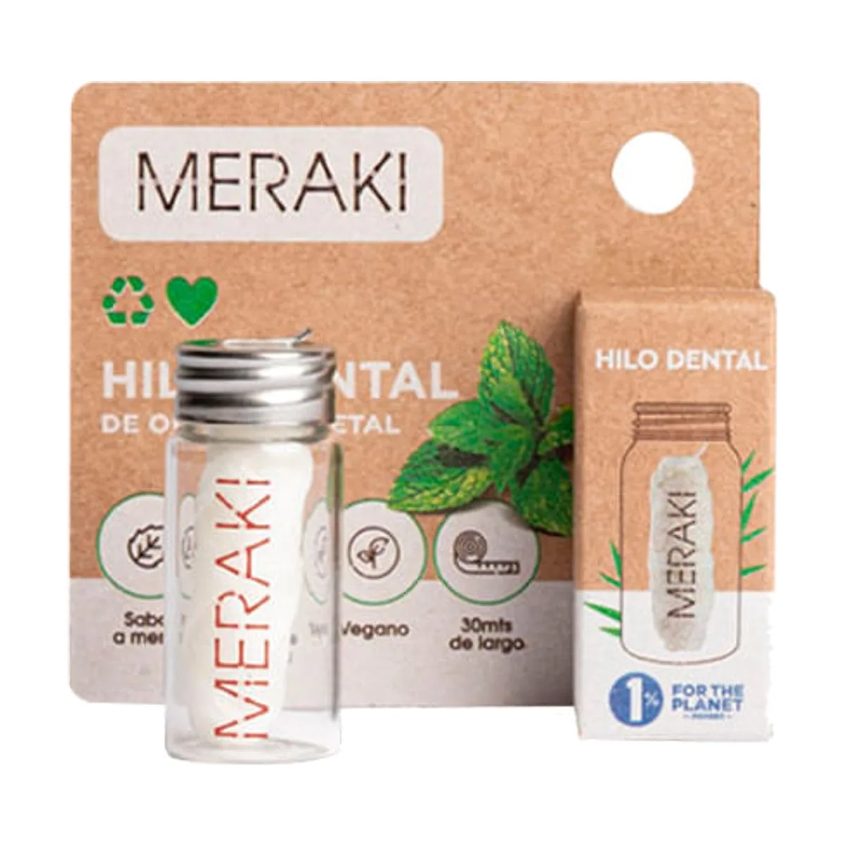 Meraki - Hilo dental de origen vegetal x 30 m