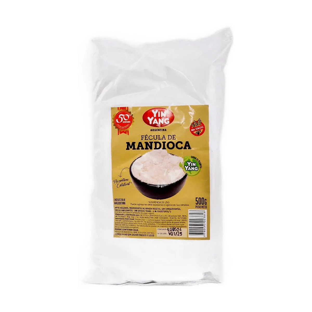 Yin Yang - Fecula de mandioca x 500 gr