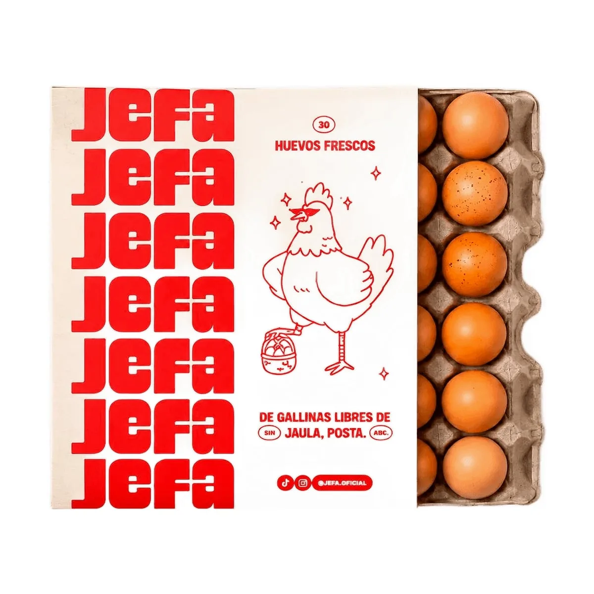 Jefa - Huevos maple x 30 u