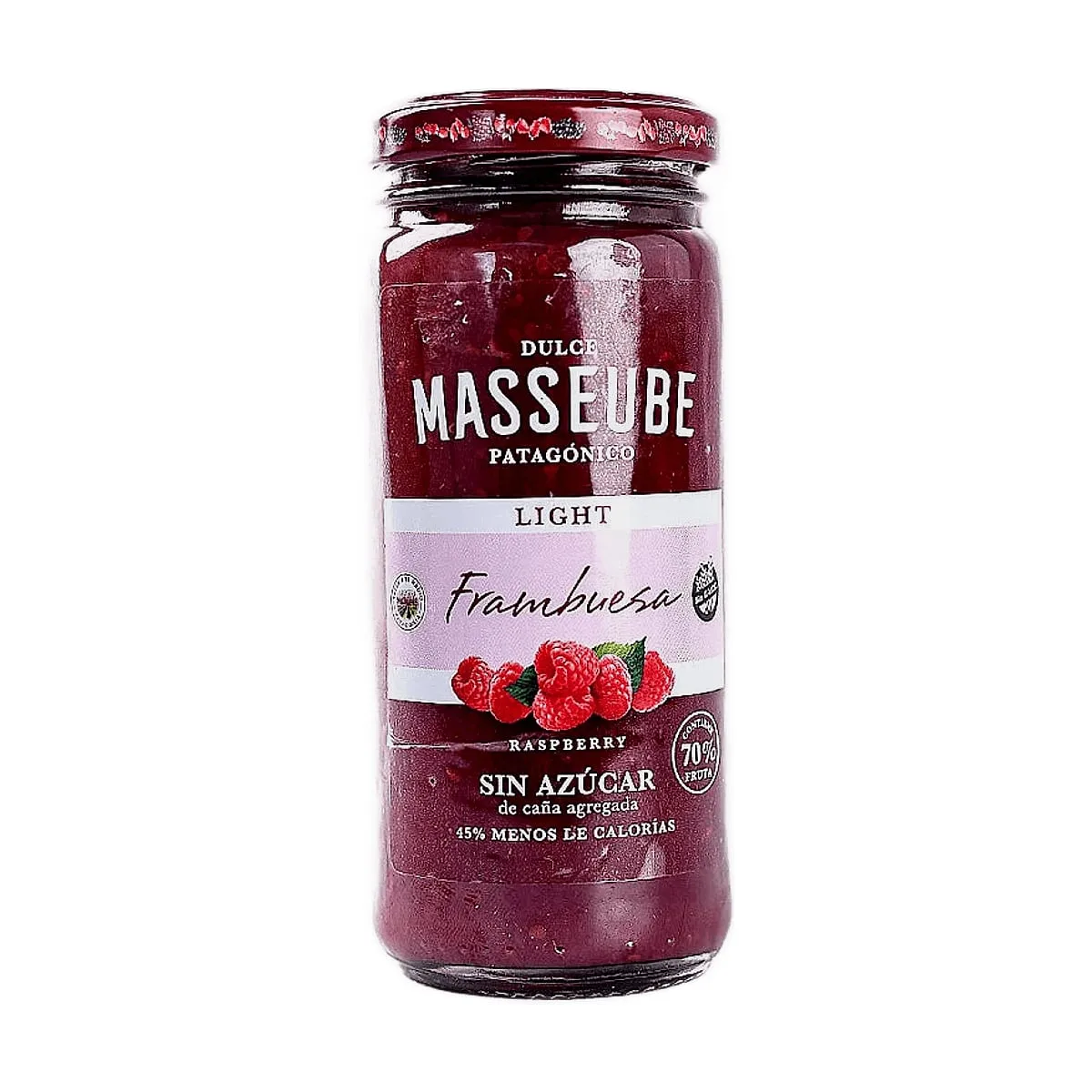 Masseube - Dulce de frambuesa sin azúcar 260 gr