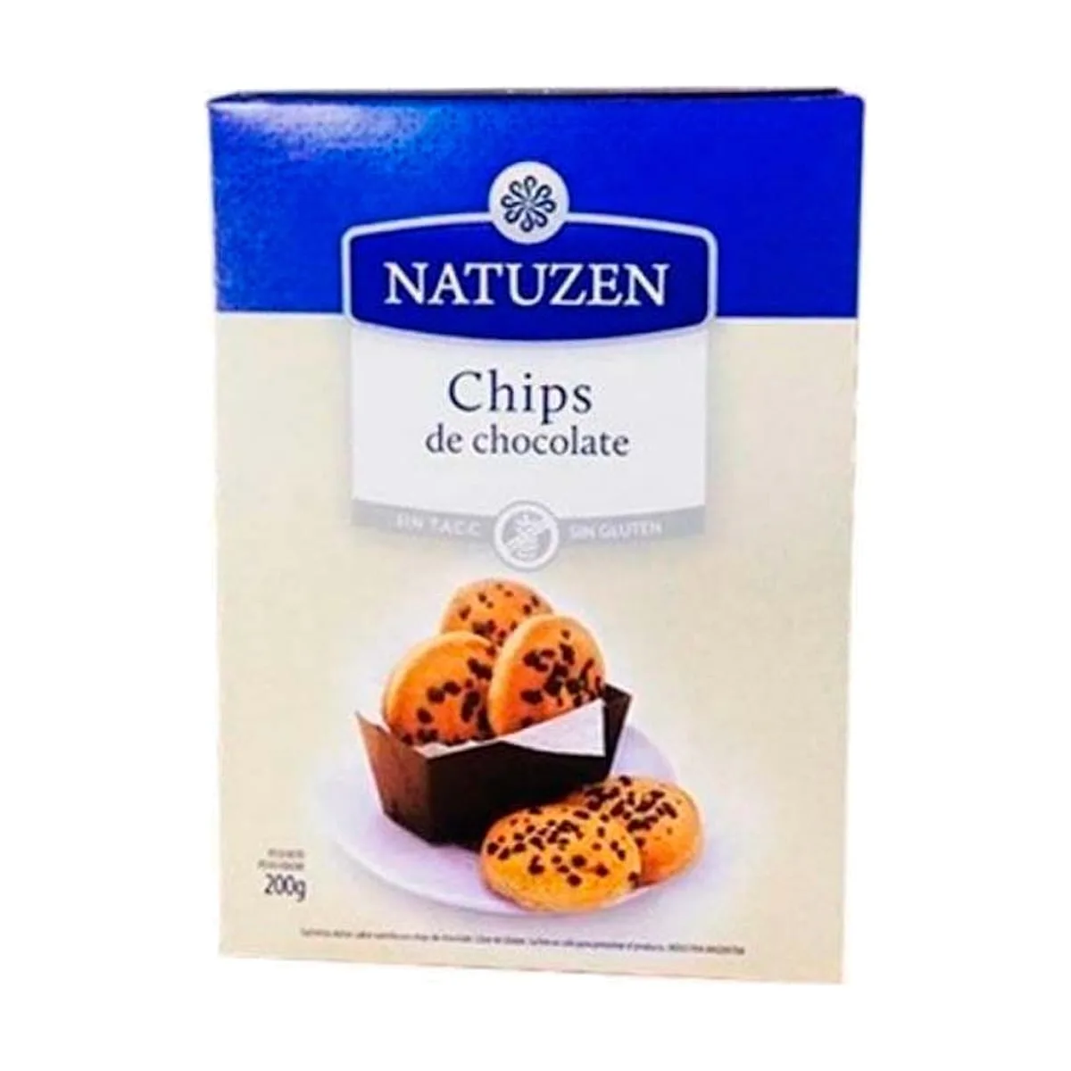 Natuzen - Galletas chips de chocolate x 200 gr