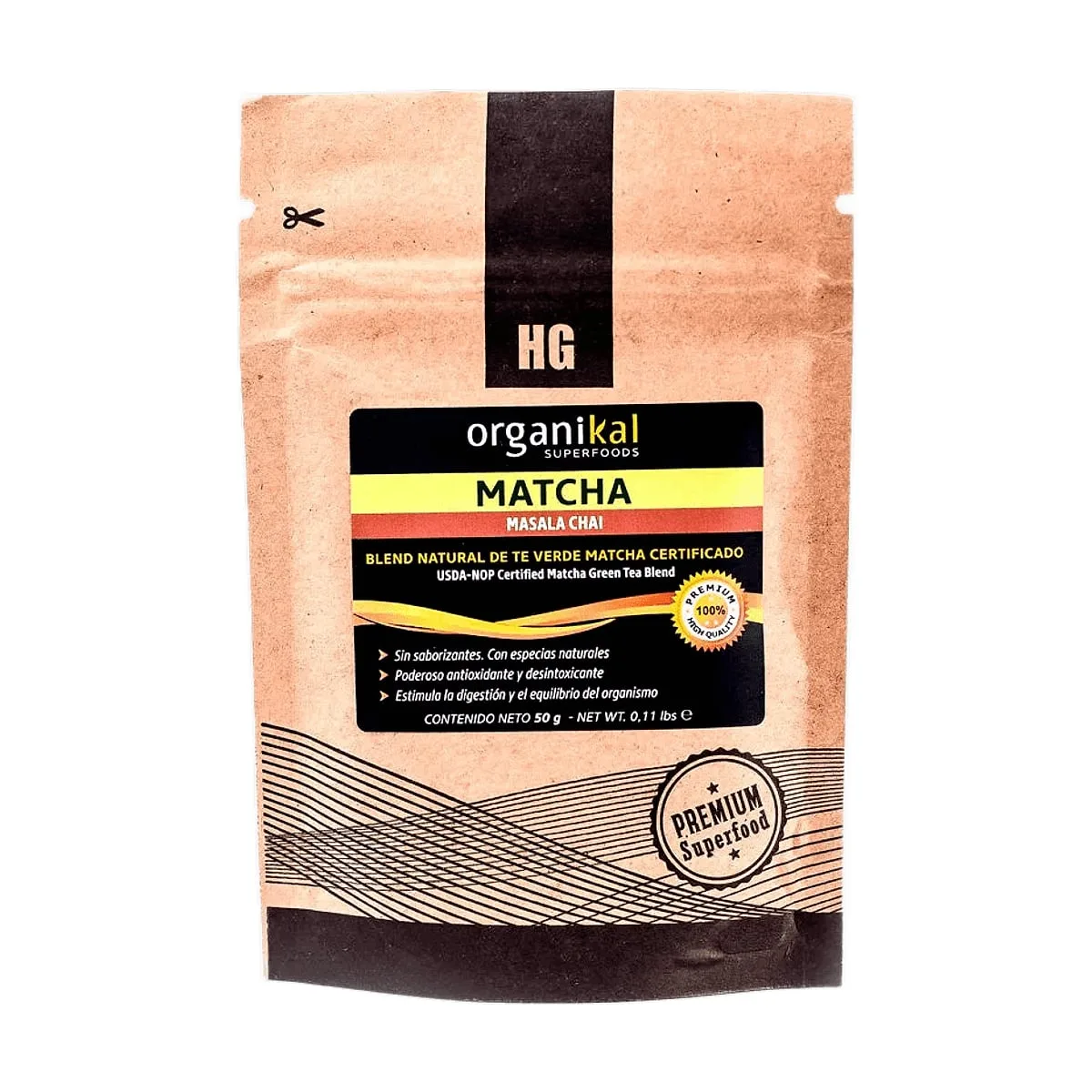 Organikal - Matcha en polvo x 50 gr