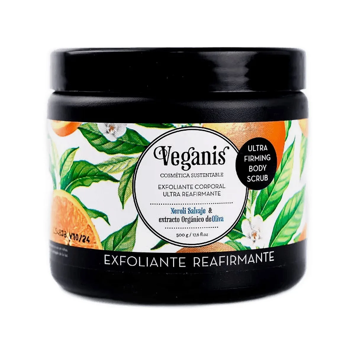 Veganis - Exfoliante corporal neroli salvaje y oliva x 500 gr