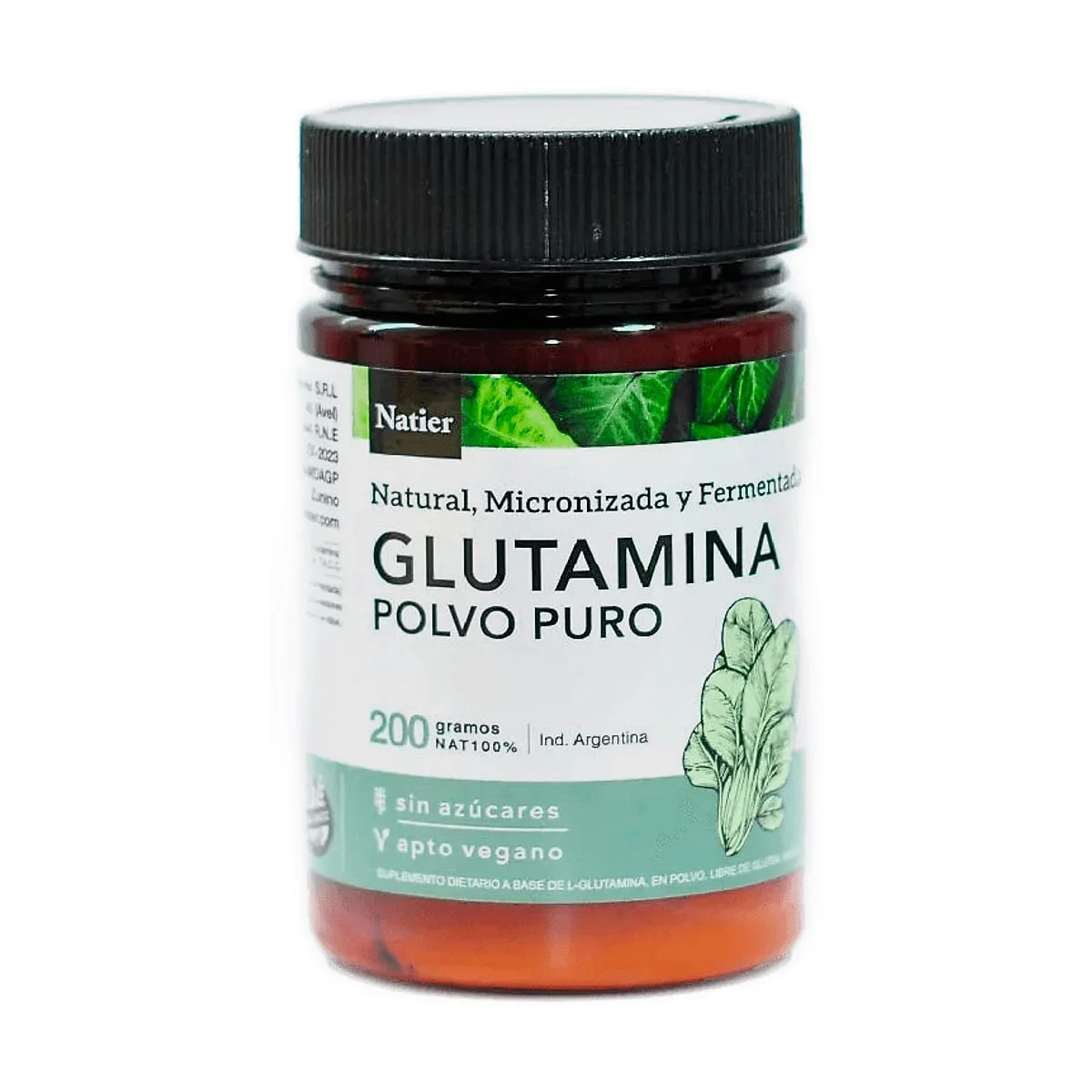 Natier - Glutamina polvo puro 200 gr